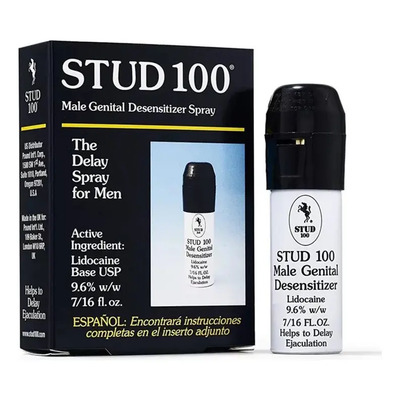 Retardante Desensibilizador Masculino Stud 100 Sin sabor | Meses sin interés