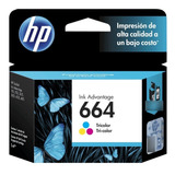 Cartucho Hp 664 Color Orginal 