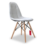 Silla Eames Capitoné York Blanca Vincenzi R4577