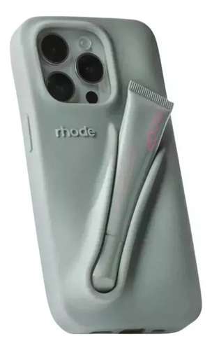 Funda De Teléfono Original De Rhode Hailey Bieber Con Lápiz Labial Brillante Y Silicona Para iPhone 14 15 16 | MercadoLibre