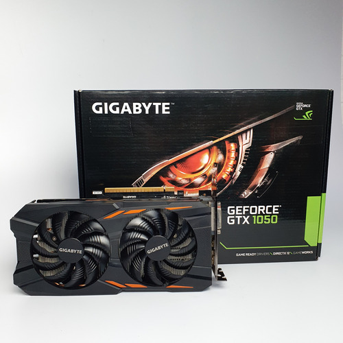 Placa De Vídeo Gigabyte Geforce Gtx 1050 Oc Edition 2gb Gv-n