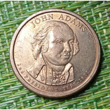 Moneda 1 Dólar John Adams 2007 Sin Circular C/brillo 