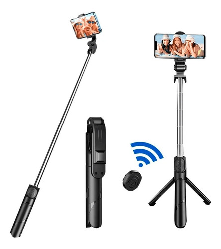 Bastão Tripé Mini Bluetooth 360º Pau De Selfie 3em1 Celular