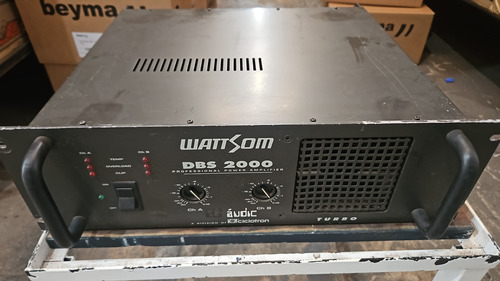 Amplificador De Potencia Ciclotron Dbs 2000 - 500 Watts/rms