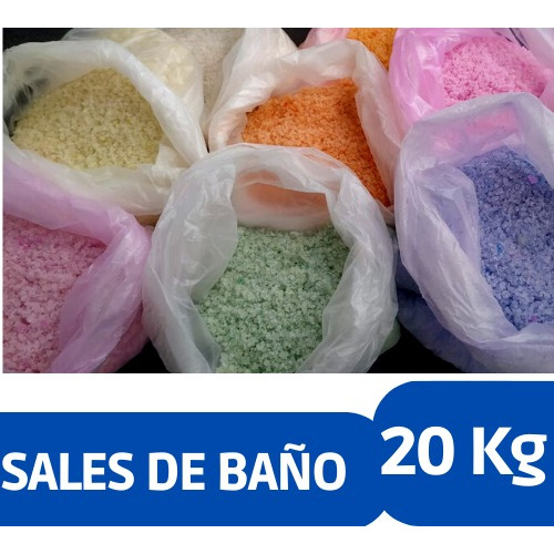 Sales De Baño Aromaticas X20 Kg + Perfumina Textil De Regalo