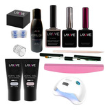 Kit De Polygel Con Lámpara - Layuve - Uñas - Acrylgel