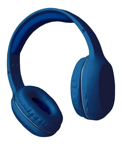 Diadema Bluetooth H1 Extra Bass Radio Fm Azul Con Luz Blanca