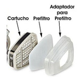 Filtros Cartuchos 3m 6001+2 Prefiltros 5n11+2 Retenedores501