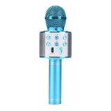 Microfone Karaoke Bluetooth 2 Alto-falant Usb Grava Muda Voz