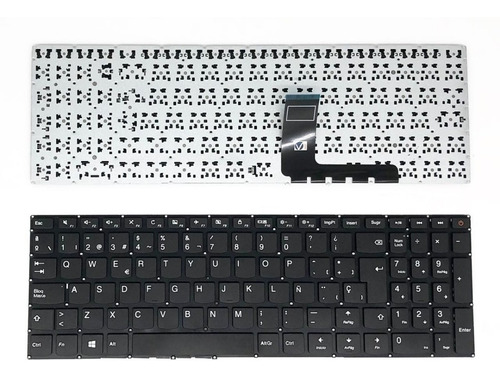 Teclado Notebook Lenovo Ideapad 110 15ibr Negro Sn20k93009