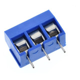 Bornera Conector Terminal Block Kf-301 Dg-301 3p 5.08mm Azul