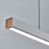 Lampara Colgante Lineal Mum Led 36w 130cm 3000lm P