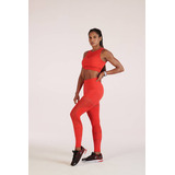 Conjunto Fitness Legging Top Lupo Sport  Raschel Lançamento