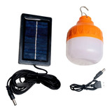 Foco Led Solar 12w C/ Panel Solar Ip65 Para Exterior