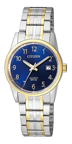 Reloj Citizen Mujer Clasico 50m Calendario Eu600456l