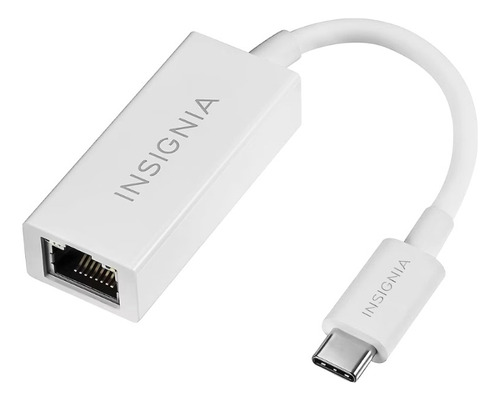 Adaptador Usb Insignia Tipo C A Gigabit Ethernet - Blanco