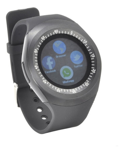 Reloj Inteligente Smartwatch Y1 Bluetooth Android Negro