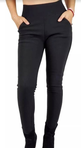 Pantalon Tipo Calza De Mujer Con Polar 