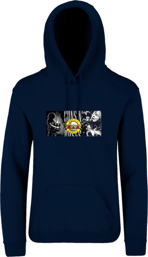 Sudadera Hoodie Guns And Roses Mod. 0095 Elige Color