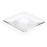 6 Platos Cuadrado Playo 25,5 Vidrio Libbey Tempo Oferta Fac