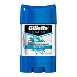 Gillette Clear Gel Cool Wave Desodorante En Gel Hombre 82g
