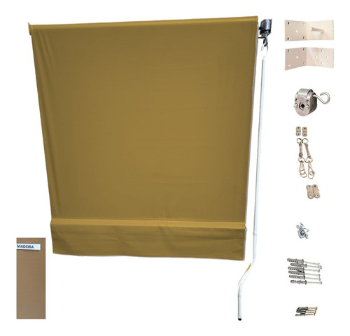 Kit Para Toldo Retratil + Lona De  2,00 X 2,50 - Moura E Cia