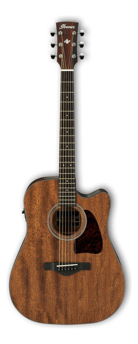 Guitarra Acústica Ibanez Artwood Aw54ce Para Diestros Open Pore Natural Open Pore