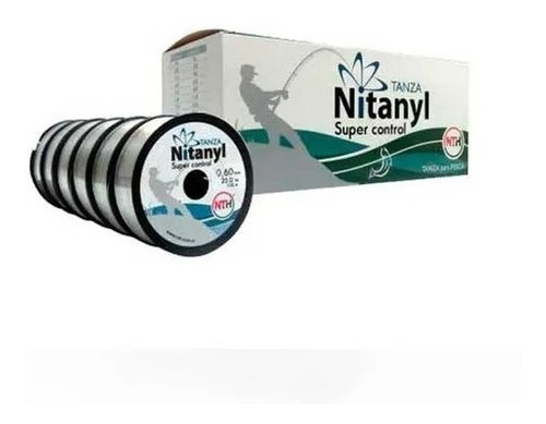 Nylon Monofilamento Tanza Nitanyl / 0.40mm 1200mts 12b/100m