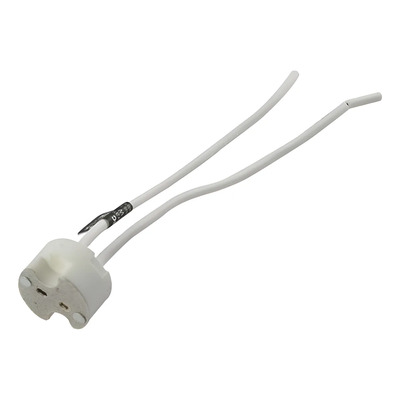 10 Pack Soquet Mr16 Con Cables Base Porcelana Para Focos | MercadoLibre