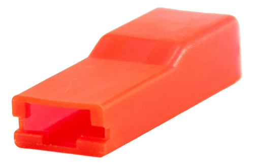 50x Aislador Capuchon Plastico Pala Hembra 6.3 Rojo