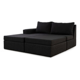 Sillon Sofa Cama Esquinero Kiel 270 X 180 Lino Antidesgarro