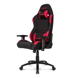 Silla De Escritorio Akracing K7012 Gamer Ergonómica  Negra Y Roja Con Tapizado De Tela