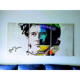 Mosaico Quadros Ayrton Senna -180x90 Desenho