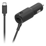 Motorola Turbopower 36 Duo Usb-c Cargador De Coche - Cable