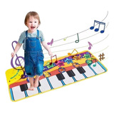 Alfombrilla Piano Musicales De 13 Teclas Para Niños De 72x28