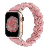 Malla Trenzada Elastica Para Apple Watch 38/40/41mm L Pink