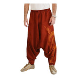 Pantalones Casuales De Harén For Hombres Pantalones Hippies