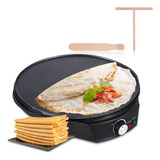 Crepe Eléctrica Para Tartas De 1200 W, 11 Pulgadas Eléctrica