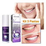 Kit 3 Pastas Branqueador De Dentes! Clareia Os Dentes!  