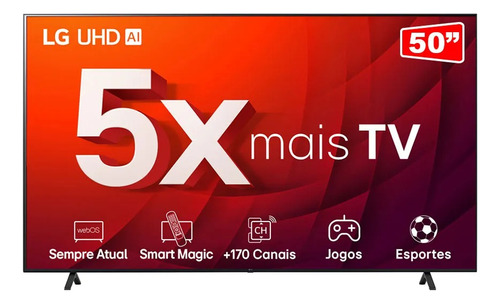 Smart Tv 50  4k Uhd LG Uhd Thinq Ai Hdr,bluetooth Ashed Blue