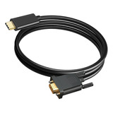 Cable Usb C Tipo C A Vga, Resolución 1080p Plug And Play