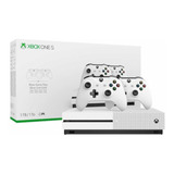 Microsoft Xbox One S 1 Tb Con 2 Controles Color Blanco