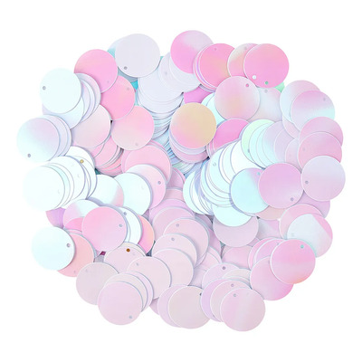 Colgantes Planos Redondos De Pvc Con Estampado Floral Blanco