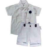 Roupa De Batizado Social De Bebê Infantil Pajem