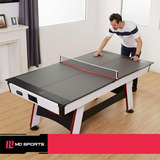 Conversion A Mesa De Ping Pong Md Sports Para Billar Hockey Color Gris