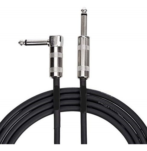 Cable De Guitarra Curvo Conectores Metalicos 5mts Birlink