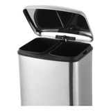 Cesto De Lixo Inox 24l Cozinha Área Externa Reciclável