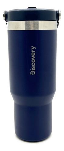 Vaso Termico Jarro Acero Inoxidable Doble Capa Discovery Color Azul Liso