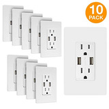 Outlet Topgreener Tu2154a-white 10 Paquetes 4a Alta Velocida