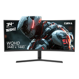 Monitor Curved Gamer 51risc Riq34v 34 Pulgadas 165hz Negro 